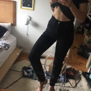 Vintage 512 Black Levi denim